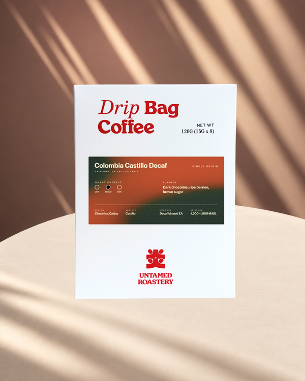 Colombia Castillo Decaf drip bag box